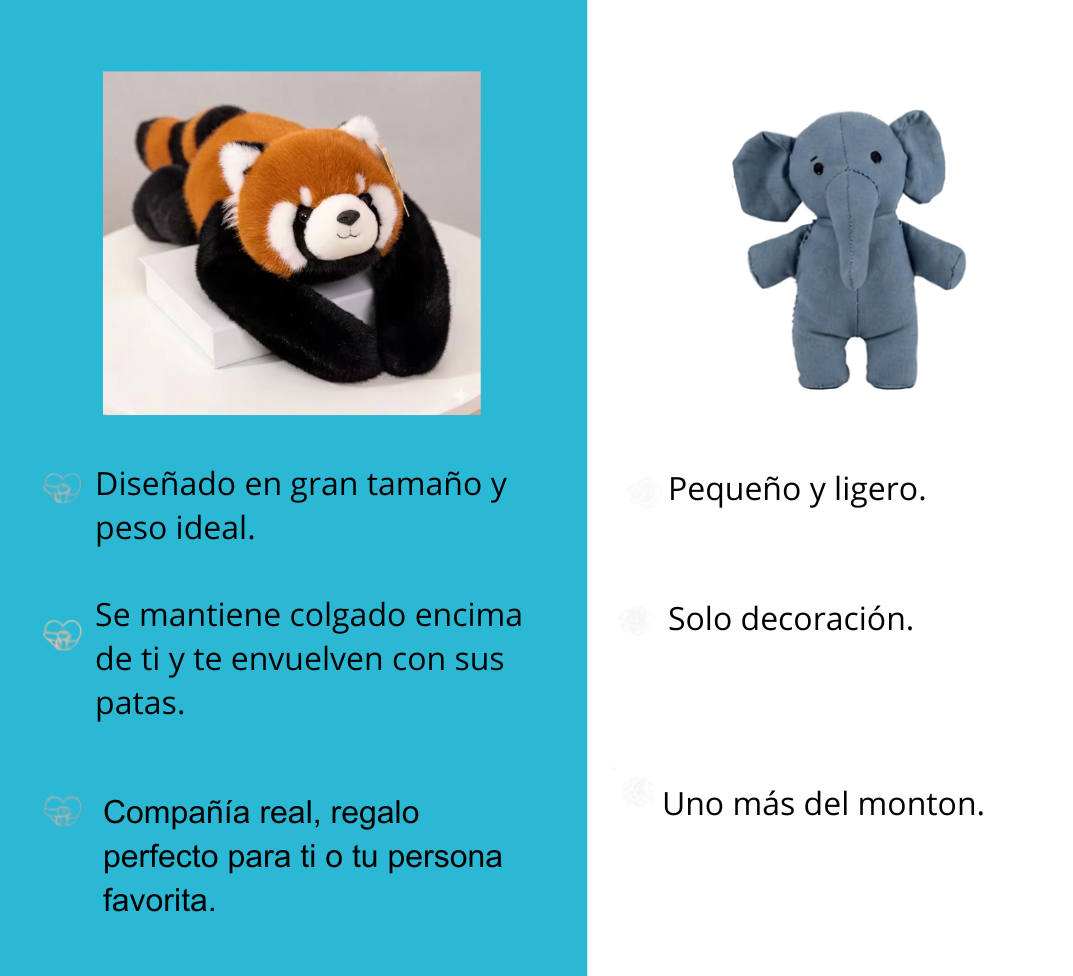 Peluche de Abrazo Real y Compañía